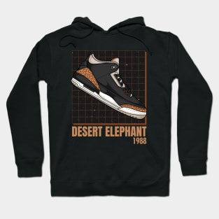 AJ 3 Desert Elephant Sneaker Hoodie